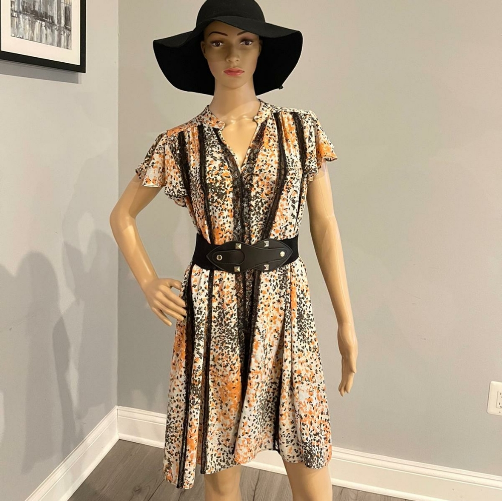 BCBG maxazria Short sleeve flowy dress